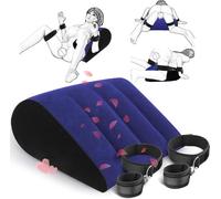 WreGmgg Kit Cuscino Lombare Gonfiabile Con Cinghie Di Protezione Per Mani E Piedi-Q