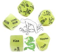 WreGmgg Kit Multifunzionale 5 Dadi, Accessori di Gioco, Migliorando La Resistenza - H1