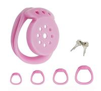 WreGmgg Nuova Gabbia Piatta con 4 Anelli, Allenatore Speciale degli Uomini con Maggiore Durezza Muscolare - D3 (Rosa)