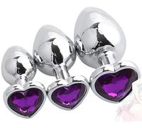 Wregmgg Ornamento In Acciaio Inossidabile Impreziosito Da Gemme Viola, Robusto E Durevole, Design Moderno E Minimalista, Decora Il Tuo Spazio Vitale -Z