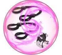 WreGmgg Prodotti Erotici Yoga Mano E Piede Stretching Pratica Corda, Cintura di Allenamento Multifunzionale, Accessori di Esercizio Regolabili - Q (Nero) 5e12c19