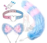 WreGmgg Set 4 Pezzi in Nylon Blue Fox, Pratico E Funzionale, Stile Classico, Resistente E Confortevole, per Soddisfare Una varietà di Esigenze -Z