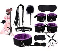 WreGmgg Set Accessori Viola Dieci Pezzi, Set Abbigliamento Sportivo, Allenamento, Yoga e Fitness Combo - H