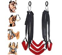 WreGmgg Set Altalena A Cinque Cinghie Rosse, Regalo Originale Per Uomini E Donne