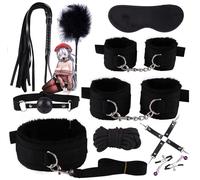 WreGmgg Set Di Accessori Sportivi E Per Il Fitness In Nylon Nero Da 10 Pezzi, Leggero E Resistente -Z