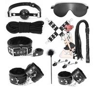 Wregmgg Set Di Accessori Sportivi E Per Il Fitness In Pelle Nera Da 10 Pezzi è Leggero E Resistente, Facile Da Trasportare E Organizzare! -Z