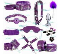 WreGmgg Set di Allenamento in Pelle Regolabile Multifunzionale A 12 Pezzi con 5 Colori Diversi Set di Combinazione Interna, tra Cui Hip Trainer E Maschera per Gli Occhi - D4