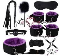WreGmgg Set di Attrezzi Classici per Allenamento da 10 Pezzi Viola, Allenamento di Resistenza E Forza delle Mani, Regalo per Coppie - Q