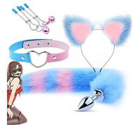 WreGmgg Set Volpe Blu, Una Miscela Perfetta di Stile Carino E alla Moda, Esperienza Confortevole, Funzioni Complete, Sicurezza, Affidabilità E Durata, Design Leggero E Portatile -Z
