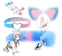 WreGmgg Set Volpe Di Halloween Set 4 Pezzi Volpe Blu-Q