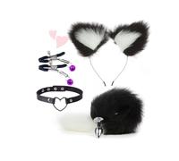 WreGmgg Set Volpe Nera, Una Miscela Perfetta di Mistero E Moda, Esperienza Confortevole, Funzioni Complete, Sicurezza, Affidabilità E Durata, Design Leggero E Portatile -Z