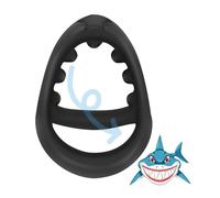 Wregmgg Silicone Nero Ad Alta Elasticità Dente Di Squalo Y Anello Yoga, Morbido E Confortevole, Morbido E Confortevole-Z