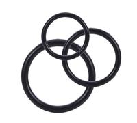 WreGmgg-Tre Anelli in Silicone Nero - Combinazioni Versatili Per Uno Stile Alla Moda - G1