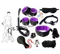 WreGmgg. Viola 10 Accessori Per Le Cinghie Di Tensione Per L'allenamento Atletico, Set Di Strumenti Per L'allenamento Yoga in Nylon Peluche.-H