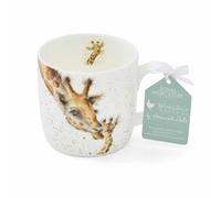 Wrendale by Royal Worcester, tazza con giraffa primo bacio, multicolore