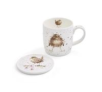 Wrendale by Royal Worcester - Tazza e sottobicchieri con uccelli, multicolore