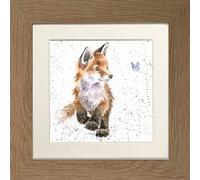 Wrendale Design - Quadro con cornice, motivo: volpe, in vari colori (quercia)