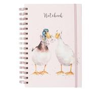 Wrendale Designs A5 Duck Notebook - Not a Daisy Goes By (Pink)