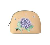 Wrendale Designs Borse Cosmetici Bee, Arancione, Medium Bee Cosmetic Bag - Busy Bee, Classico
