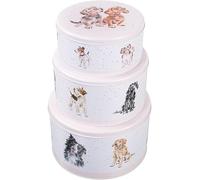 Wrendale Designs by Hannah Dale - A Dog's Life Cake Tin Nest - 250 mm, 225 mm & 195 mm di diametro