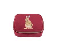 Wrendale Designs by Hannah Dale - Custodia per accessori ricamata con lepre d'oro