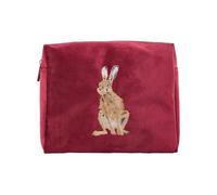 Wrendale Designs by Hannah Dale "Golden Hour" - Trousse per cosmetici con lepre ricamata