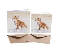 Wrendale Designs by Hannah Dale - Let It Snow - Set di biglietti di Natale - Confezione da 8