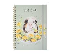 Wrendale Designs by Hannah Dale - Quaderno a righe con rilegatura a spirale illustrata di Dandy Day, formato A4