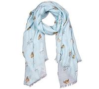 Wrendale Designs by Hannah Dale - Sciarpa - 70cm x 190cm, Blu - Cavalli, 70cm x 190cm