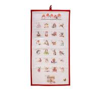 Wrendale Designs - Calendario dell'Avvento in tessuto con animali di Natale