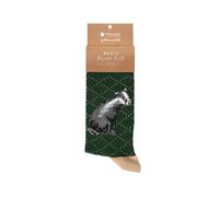 Wrendale Designs - Calzini Uomo The Country Gent' Badger, Multi, 7-11