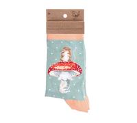 Wrendale Designs di Hannah Dale Calzini con topo He's a Fungi', Lui è un fungo, 4-7