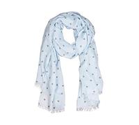 Wrendale Designs by Hannah Dale - Sciarpa - 70cm x 190cm, Blu - Bumblebee, 70cm x 190cm