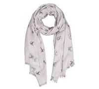 Wrendale Designs di Hannah Dale - Sciarpa - 70cm x 190cm, Grigio talpa spazzolato - Cat, 70cm x 190cm