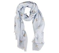 Wrendale Designs di Hannah Dale - Sciarpa - 70cm x 190cm, Blu - Anatra, 70cm x 190cm