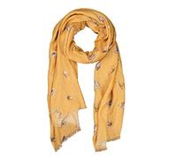 Wrendale Designs di Hannah Dale - Sciarpa - 70cm x 190cm, Giallo - Woodlanders, 70cm x 190cm