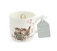 Wrendale Designs Feather Your Nest - Tazza singola in ceramica con uccellini Royal Worcester