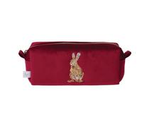 Wrendale Designs - 'Golden Hour ' Lepre ricamato Make Up Brush Bag