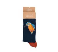 Wrendale Designs by Hannah Dale - Calzini da uomo "The Kingfisher", Il martin pescatore, M