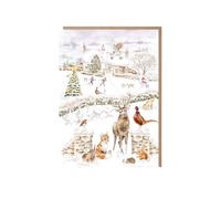 Wrendale Designs - Home for Christmas' Woodland Animal Calendario dell'Avvento Card