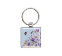 Wrendale Designs - 'Just Bee-cause' ape portachiavi, Blu, 40mm x 80mm