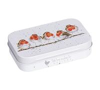 Wrendale Designs - Mini scatola regalo per ricordi, 9,5 x 6 cm, motivo: The Jolly Robins