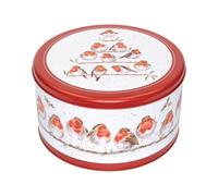 Wrendale Designs - Rockin Robins' Robin Christmas Round Tin