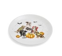 Wrendale Designs Royal Worcester - Piatto per festa di Halloween, 20 cm