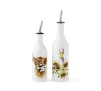 Wrendale Designs Royal Worcester Wrendale Deigns - Set olio e aceto, motivo: mucca e anatra