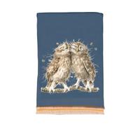 Wrendale Designs - Sciarpa invernale, Navy - Gufi, Taglia unica