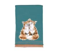 Wrendale Designs - Sciarpa invernale, Teal - Volpi, Taglia unica