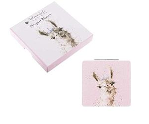 Wrendale Designs - Specchio compatto a forma di lama, motivo: regina