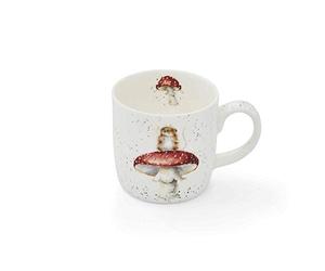 Wrendale Designs - Tazza con scritta in inglese "He's A Fun-Gi"