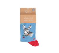 Wrendale SOCKC006 - Calzini da bambino Gentle Jack", motivo: asino, blu, taglia: 27-31, 1 paio, Blu, 27-31